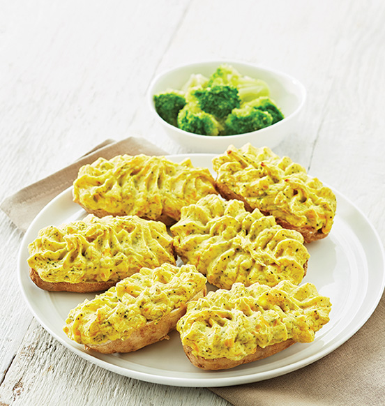 M&M Food Market Broccoli and Cheese Stuffed Potatoes